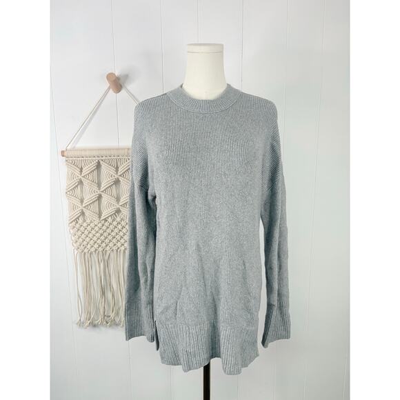Abercrombie & Fitch Gray Crewneck Tunic Sweater Size XS - Picture 1 of 8